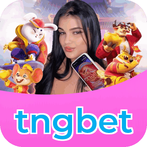Interface do aplicativo tngbet mostrando jogos disponíveis no iOS e Android